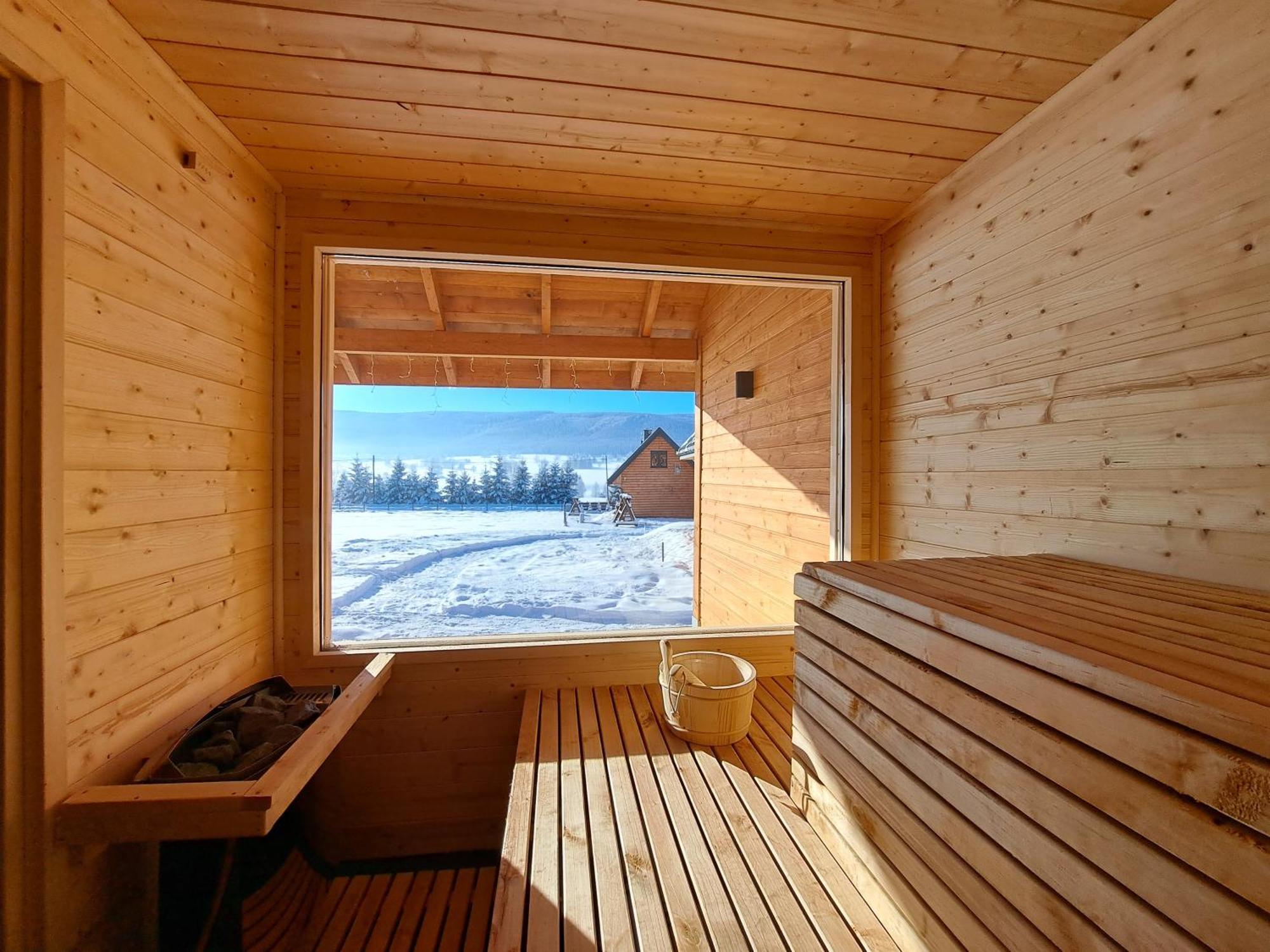 Osada Orlica Klimatyczne Domki Z Widokiem Na Gory I Termalnym Spa Sauna Jacuzzi 4 Km Od Zieleniec Ski Arena Lasowka Εξωτερικό φωτογραφία